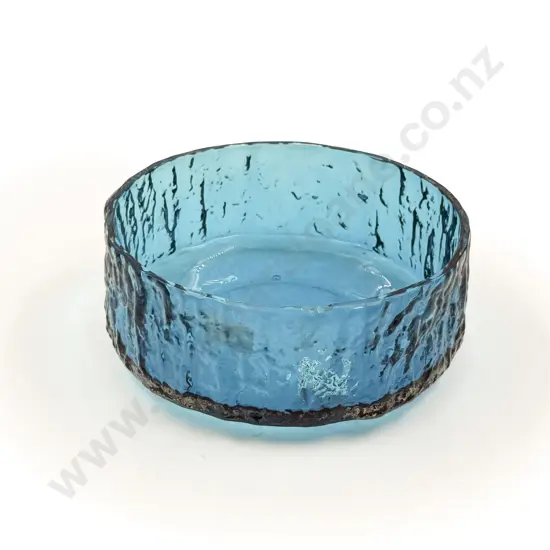 Whitefriars Blue Glass Table Bowl