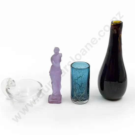 Midina Glass Vase and Assorted Glassware