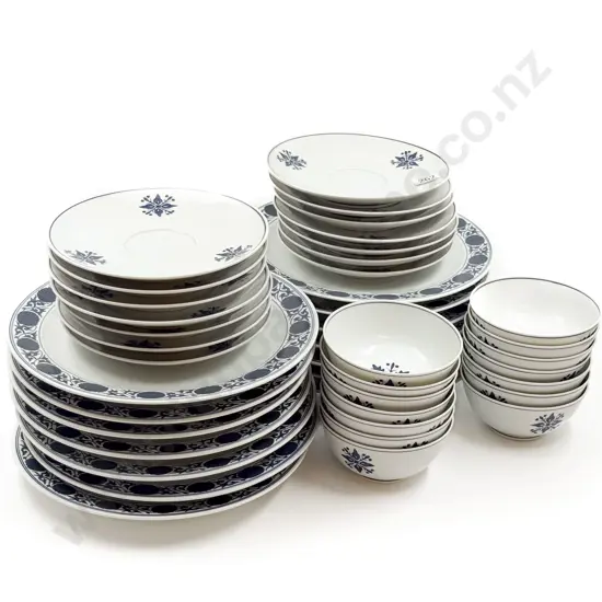 Qty of Assorted Blue and White China
