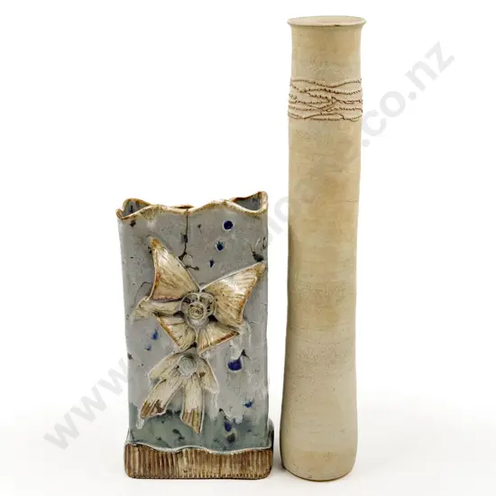 Two NZ Pottery Vases