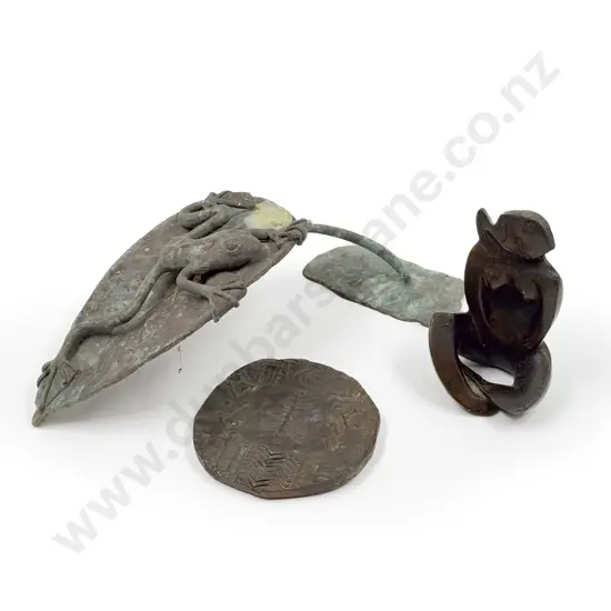 Three Small Bronze Sculptures