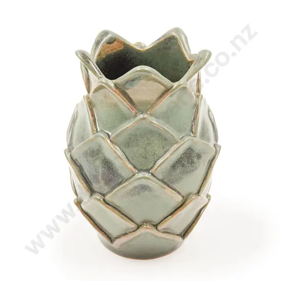 Pottery Pineapple Form Vase