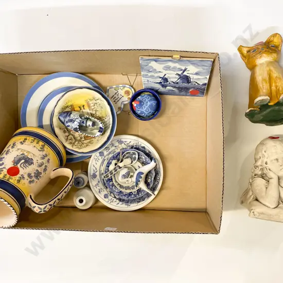 Qty of Assorted China and Ornaments