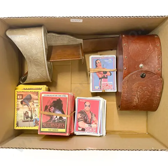 Vintage Stereoscope with Assorted Collectable Cars