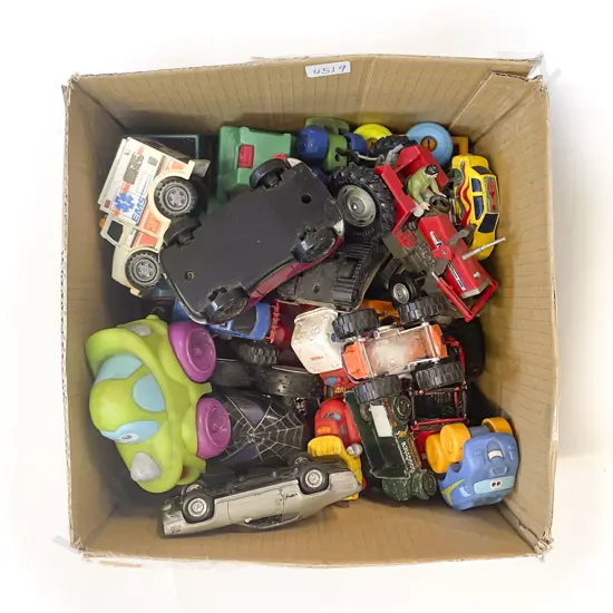Carton of Assorted Model Vehicles etc