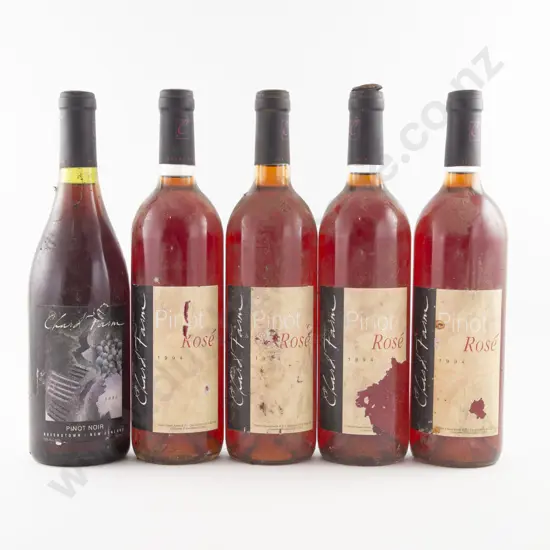 4 Bottles NZ Chard Farm Pinot Rose 1994 & Other