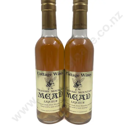 Two Bottles of Taranaki Mountain Mead Liquor