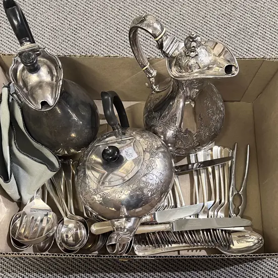 Qty of Assorted S/P Cutlery etc.