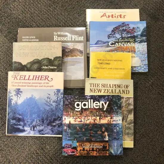 Qty of Assorted NZ Art Reference Volumes