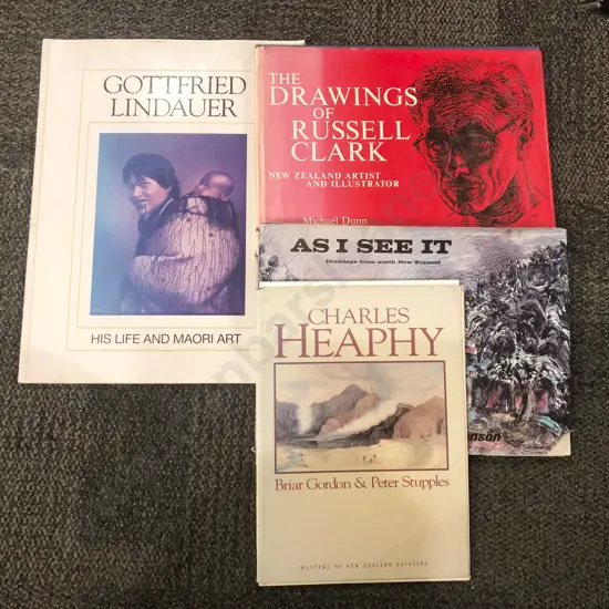 Three Assorted Art Reference Volumes