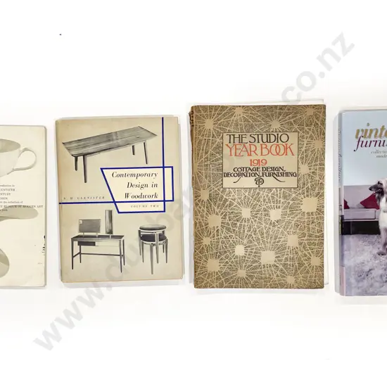 Four Assorted Furniture and Decorative Art Reference Volumes