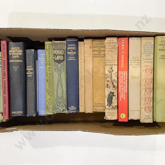 Qty of Assorted Lewis Carol Alice in Wonderland Volumes