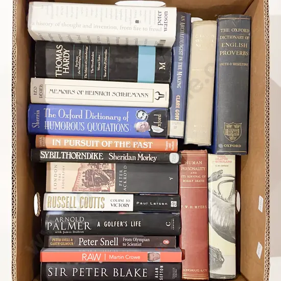 Box of Assorted Books