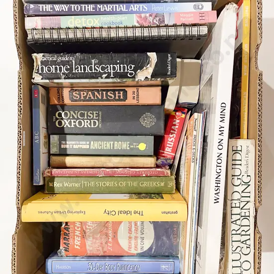 Box of Assorted Books