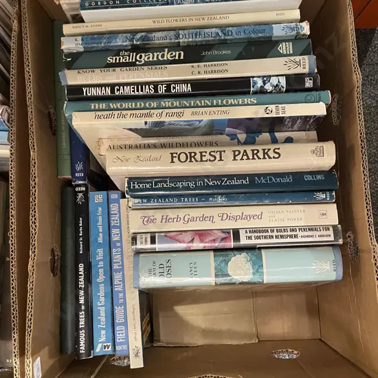 Box of Assorted Books