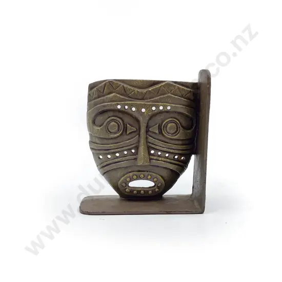 Mask Form Book End
