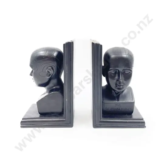 Pair of Ebonised Bookends