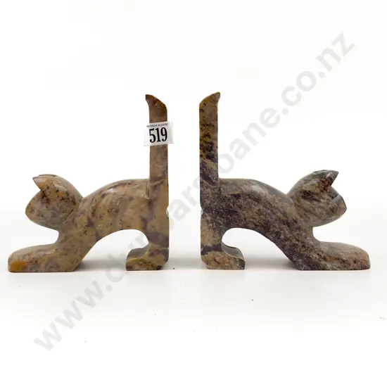 Pair of Hardstone Bookends