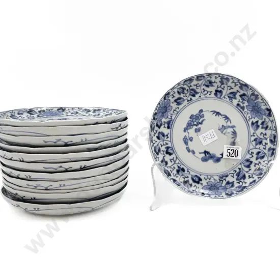 Qty of Chinese Blue and White Plates