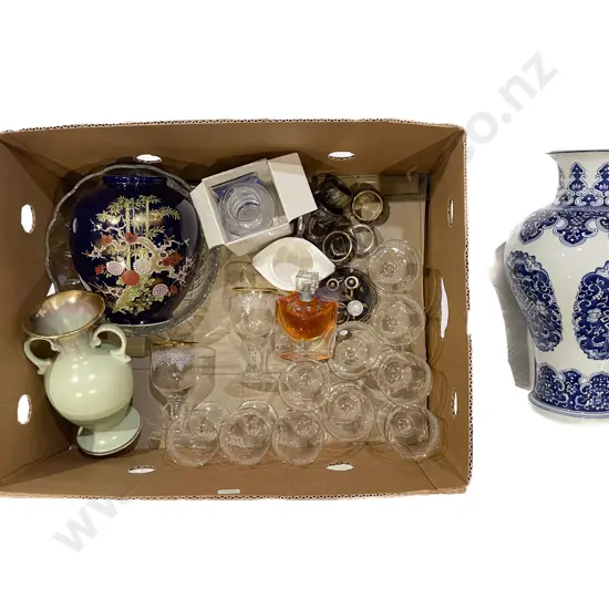 Qty of Assorted Glassware and Vases etc.