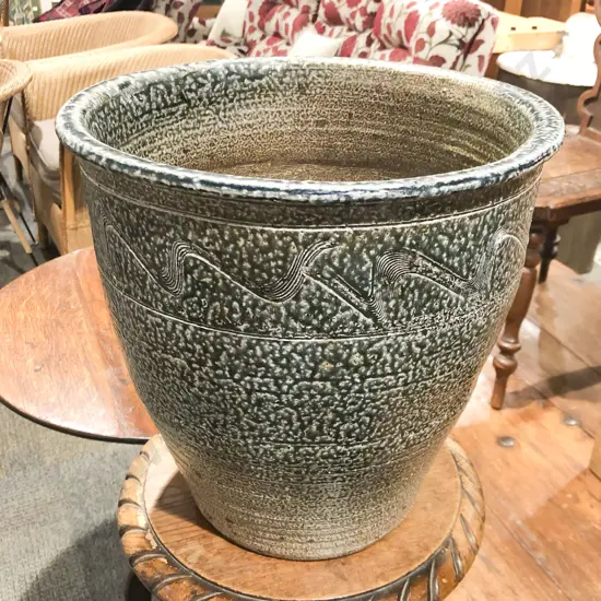 Possibly Mirek Smisek Salt Glazed Planter