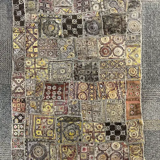 Indian Stump Work Panel