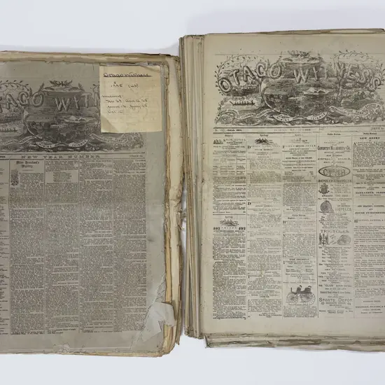 46 Copies Of The Otago Witness Newspaper from 1885