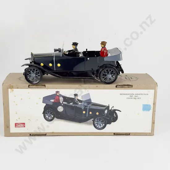 Boxed Paya (Spain) Reproduction Ref 1841 Tinplate Coche Del Rey