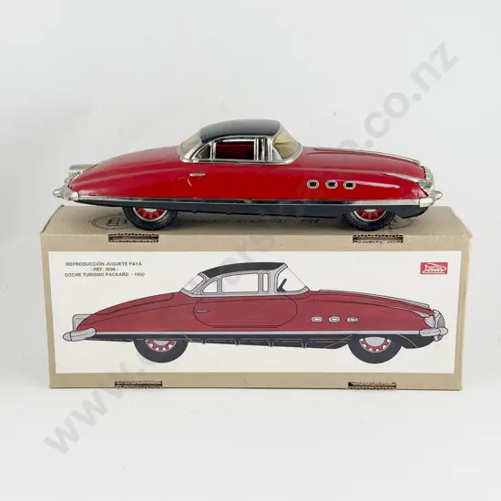 Boxed Paya (Spain) Reproduction Ref 3698 Tinplate Coche Turismo Packard