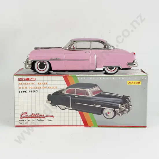 Boxed China MF330 Tinplate Luxe Car Cadillac Type 1950