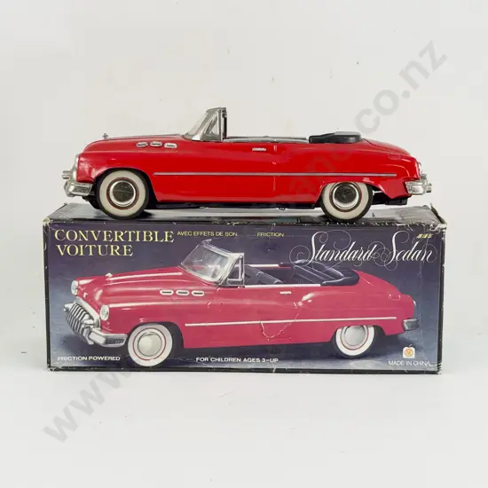 Boxed China MF321 Tinplate Convertible Voiture Standard Sedan
