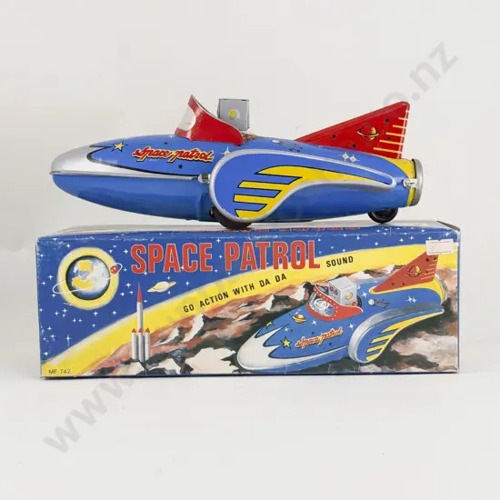 Boxed China MF742 Tinplate Space Patrol