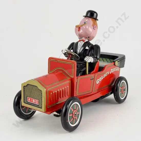 TN Mark Nomura Toys Japan Tinplate Oldtimer Sunday Driver