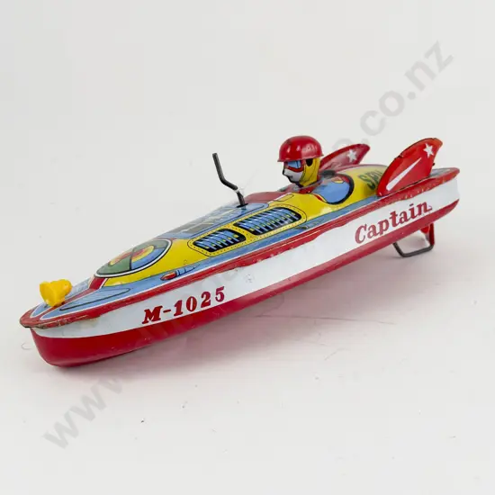 Made in Japan Tinplate M-125 Captain SPV Speed Boat