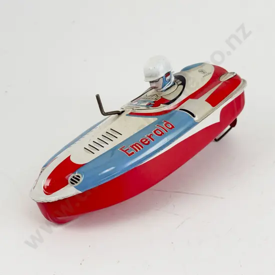 Y Mark Yonezawa Made in Japan Emerald Speed Boat