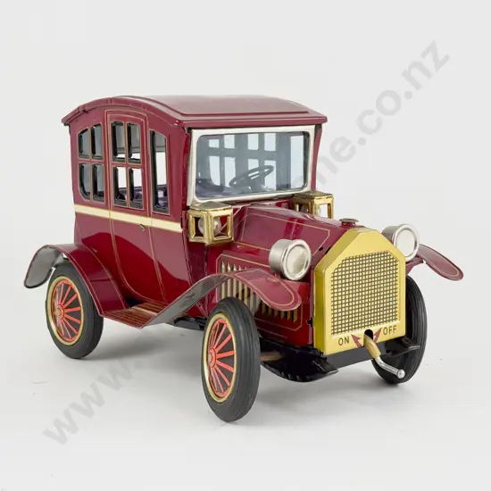Y Mark Yonezawa Japan Tinplate Grand-Pa-Car