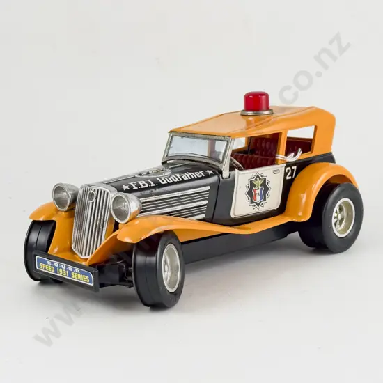 Taiyo Made in Japan Tinplate and Plastic FBI Godfather 27 Speed 1931 Series