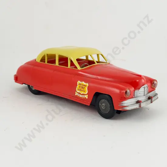 Mettoy Made in GT Britain Hard Plastic Joytown Fire Service Fire Chief Sedan