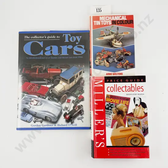 Three Tin Toy Reference Works