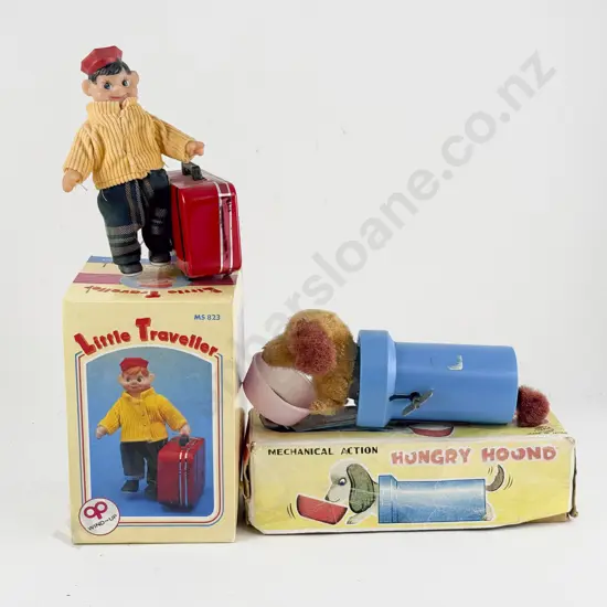 Boxed United Made in Japan Flock & Plastic Hungry Hound