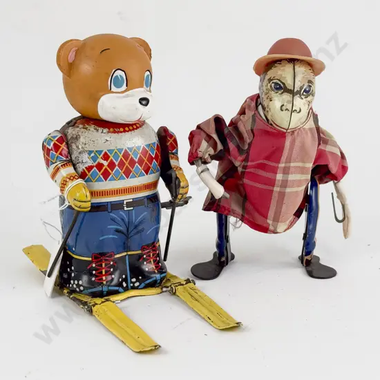 Made in Japan Sking Bear and China MS818 Monkey