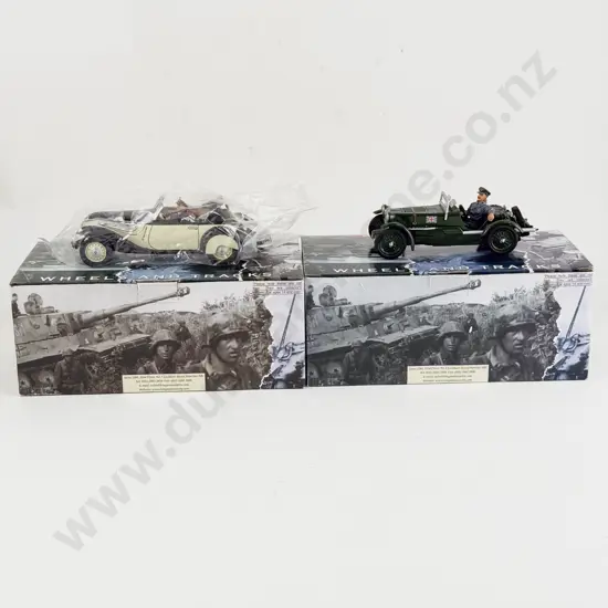 Boxed King & Country Kriegsmarine BMW 327 and MG K3 Magnette Diecast Models