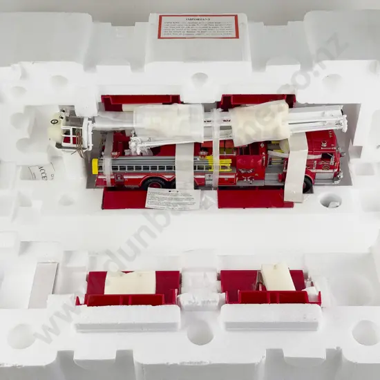 Boxed Franklin Mint Pierce Snorkel Fire Engine