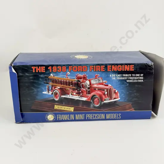 Boxed Franklin Mint The 1938 Ford Fire Engine