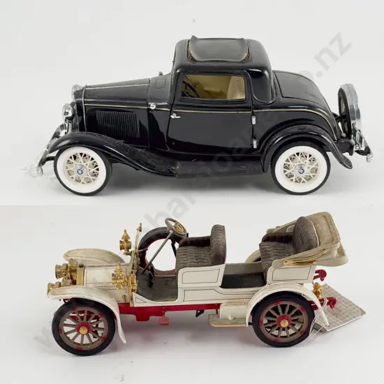 Franklin Mint 1904 Mercedes Simplex and 1932 Ford Deuce Coupe