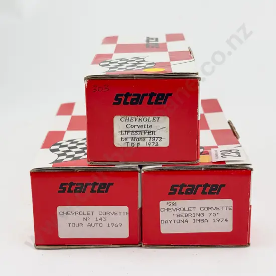 Three Starter Made in France Resin Kit Set 1/43 Scale Models