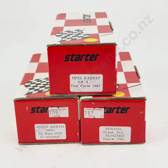 Three Starter Made in France Resin Kit Set 1/43 Scale Models