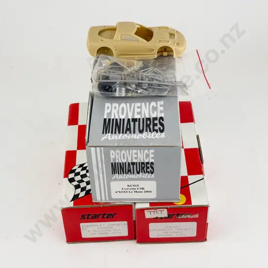 Two Starter Made in France Resin Kit Set 1/43 Scale Models and Provence Model