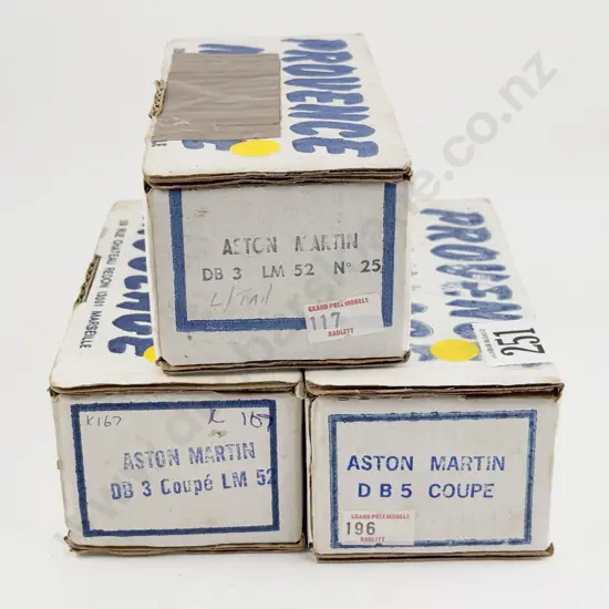Three Provence Moulage Resin Kit Set 1/43 Scale Aston Martin Models