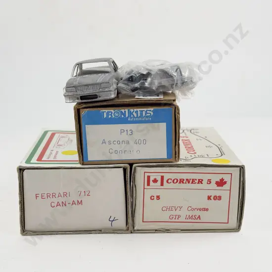 Three Various Manufacture Diecast Kit Set 1/43 Scale Models